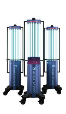 UV-C surface disinfection lighting